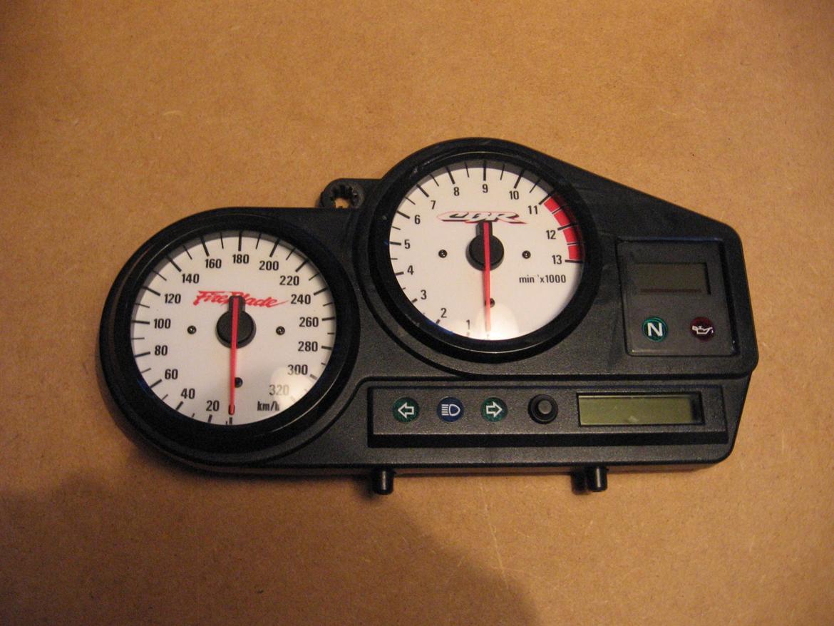 Honda Cbr 900 RR - Nye Hvide Ur skiver  billede 10