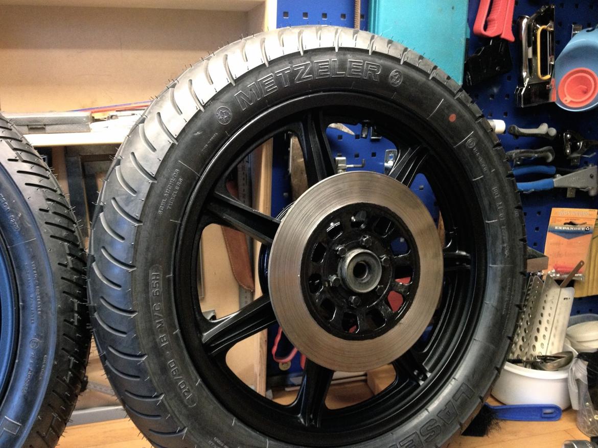 Yamaha XS 750-2D - Det færdige resultat billede 14