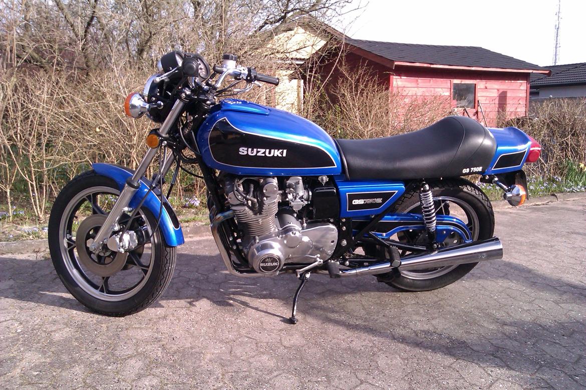 Suzuki GS 750 E - Hjemkomst fra St. Bededagstræf 2013 billede 3