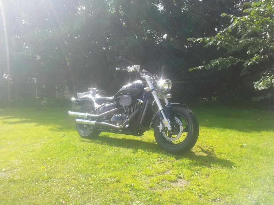 Suzuki Intruder M800 Custom Bobber - Som den stod den dag jeg fik den. Der er sket lidt! billede 11