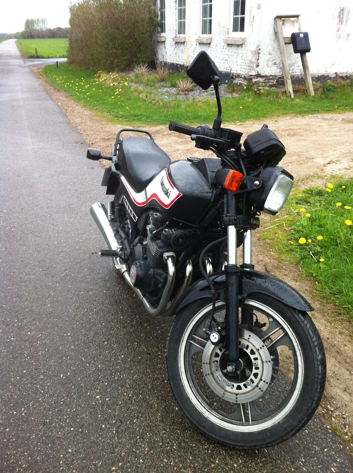 Kawasaki GPz ZX400 C2 -SOLGT - billede under prøvetur før køb billede 7