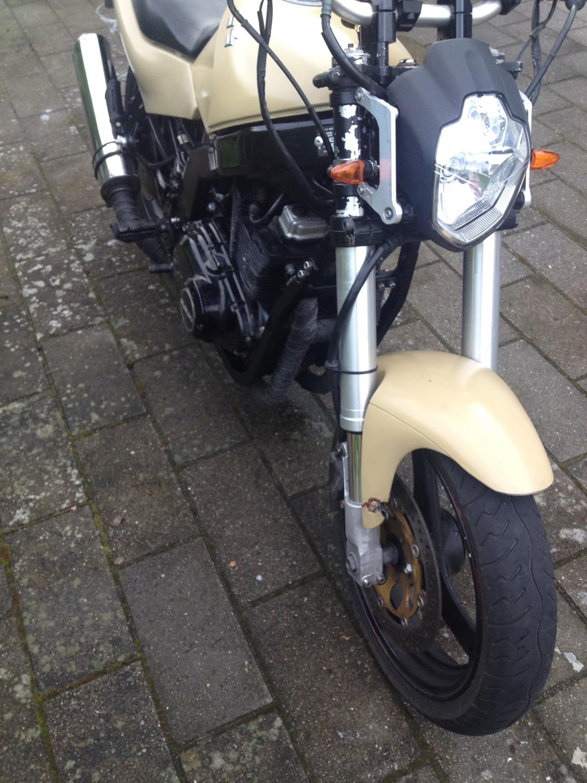 Suzuki GS500E - Forgaffel og Powerwrap billede 3