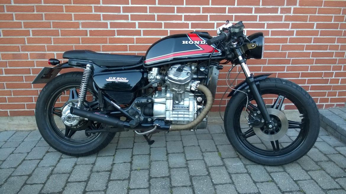 Honda CX500 Cafe racer - Ombygning færdig billede 3