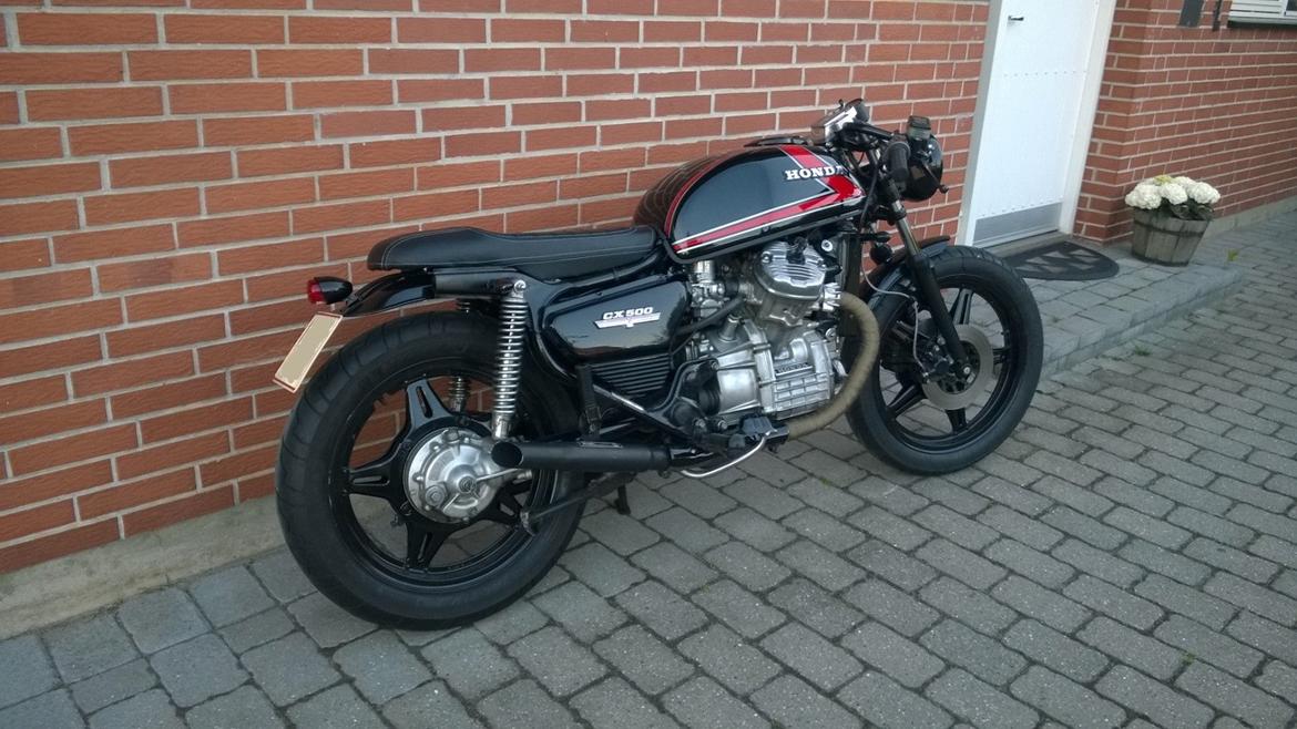 Honda CX500 Cafe racer - Ombygning færdig billede 1