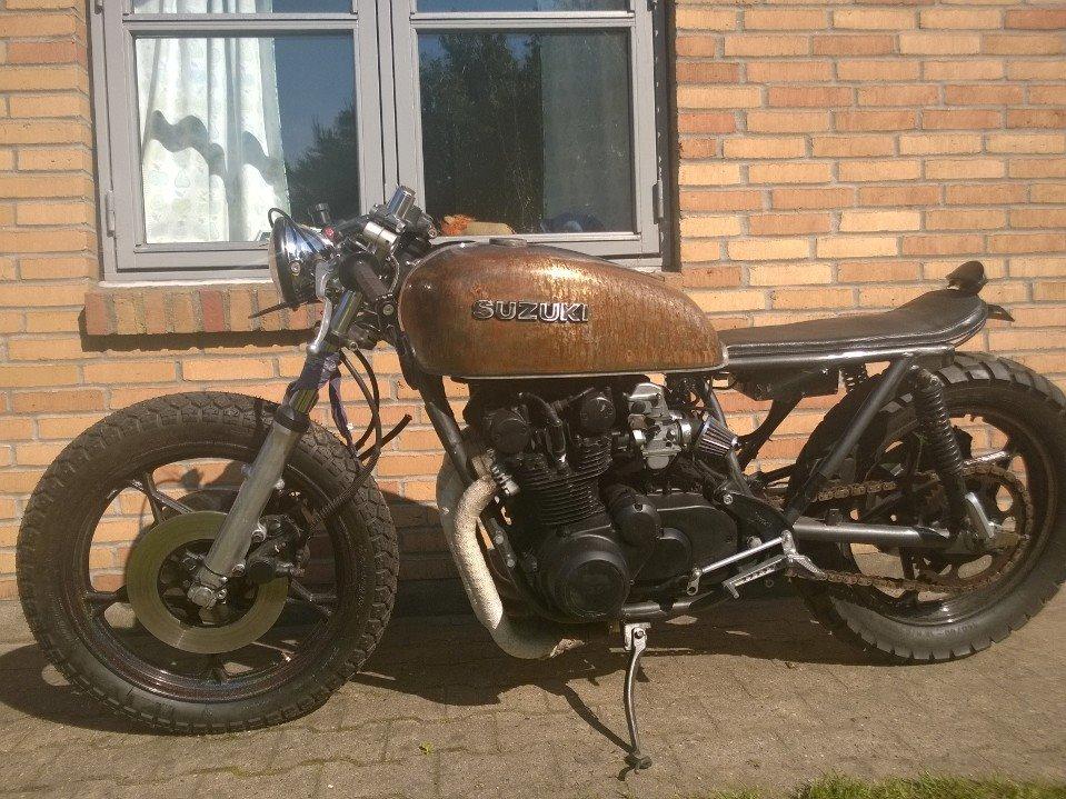 Suzuki GS 500 Bed and breakfast cruiser billede 3