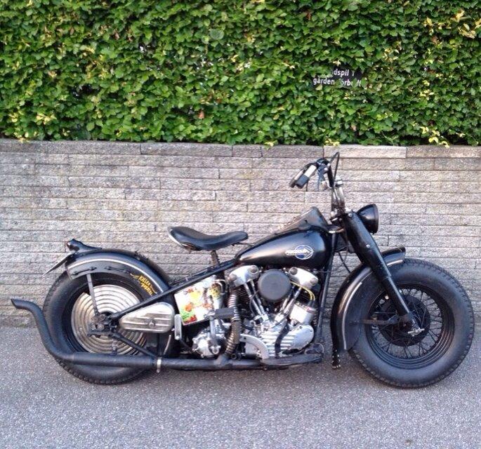 Harley Davidson Traditionel Bobber (Solgt) billede 2