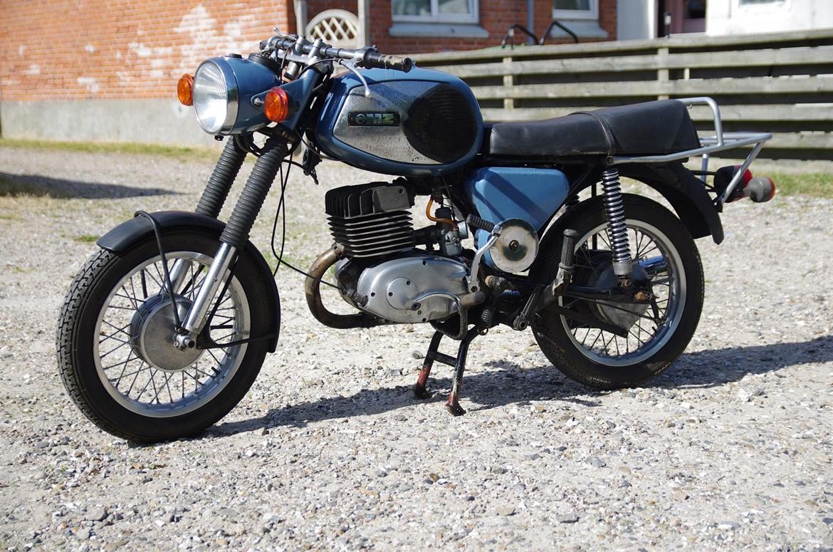 MZ TS 250 - Efter lidt rengøring - den knap så pæne side. billede 2