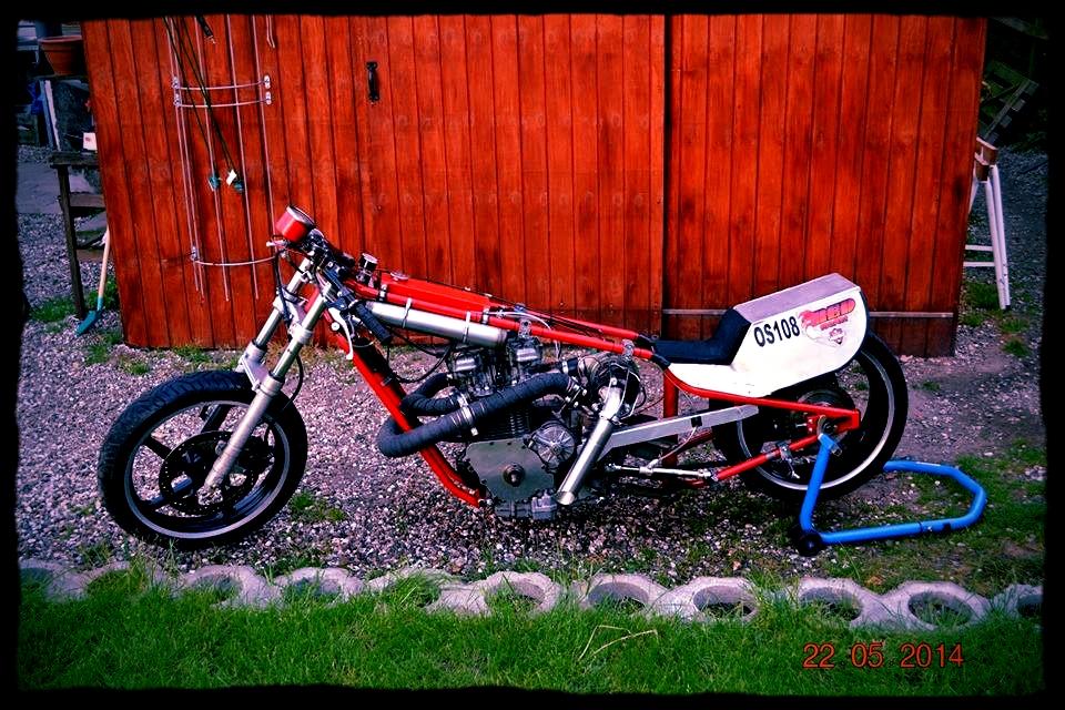 Kawasaki kz 750  Classic dragbike billede 1
