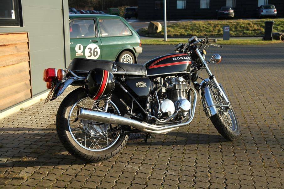 Honda CB550 K3 - Da jeg købte den :) billede 14