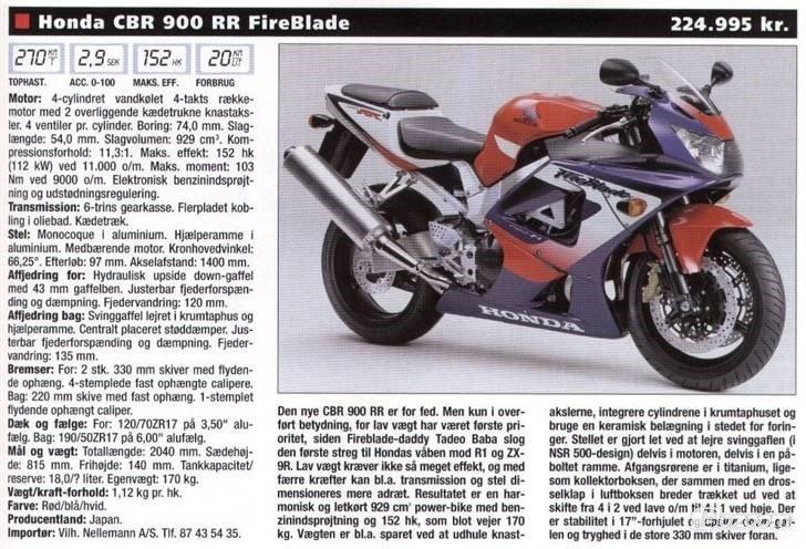 Honda CBR 929 RR Fireblade (SC 44) billede 24