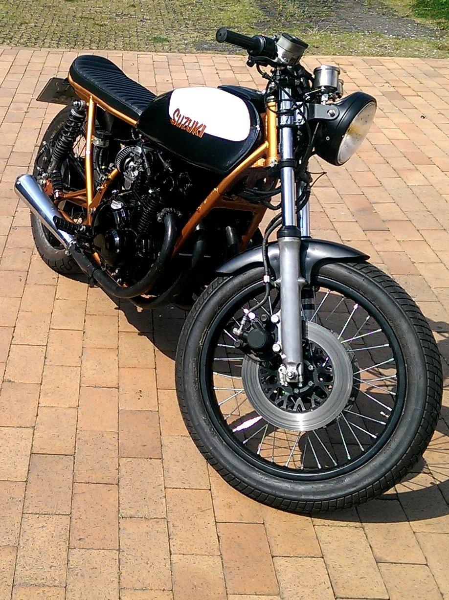 Suzuki GS 550 Street Tracker (cafe/brat) billede 9