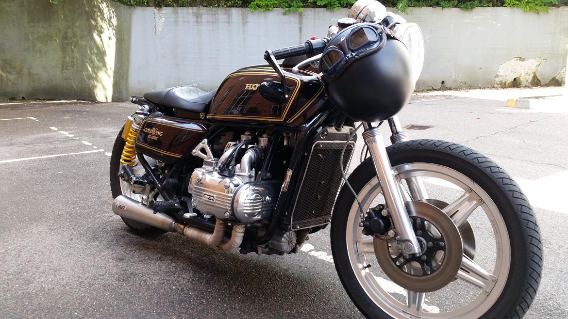 Honda Goldwing GL1000 Cafe Racer billede 3