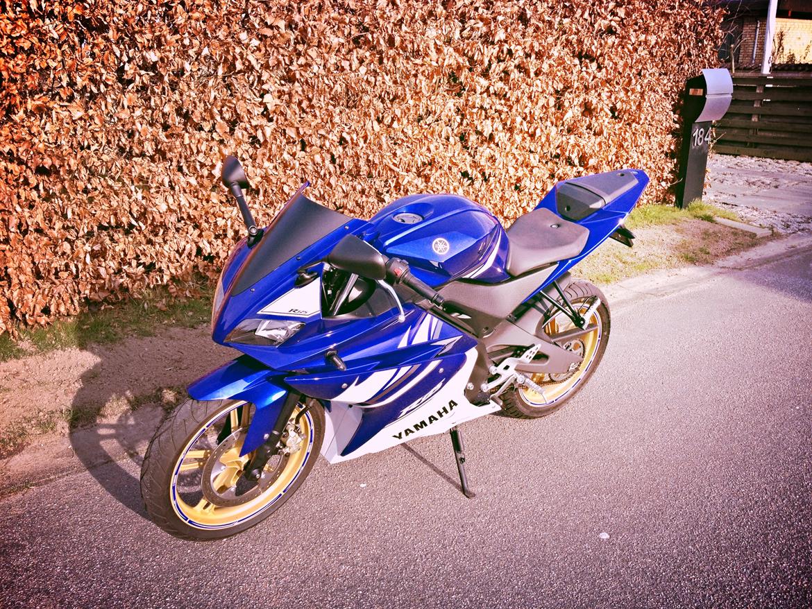 Yamaha YZF R125 - I aftensolen :) billede 8