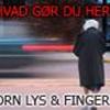 Horn, lys og fingeren
