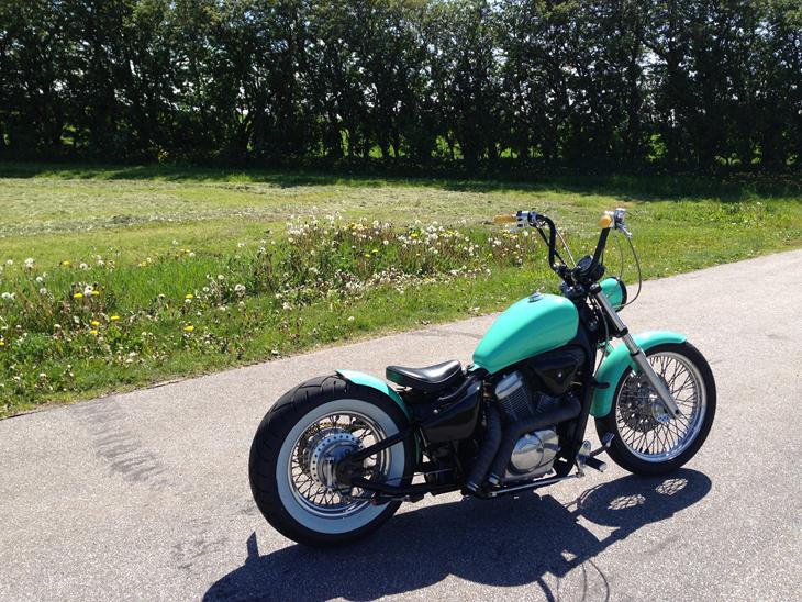 Honda shadow vt 600 bobber billede 0