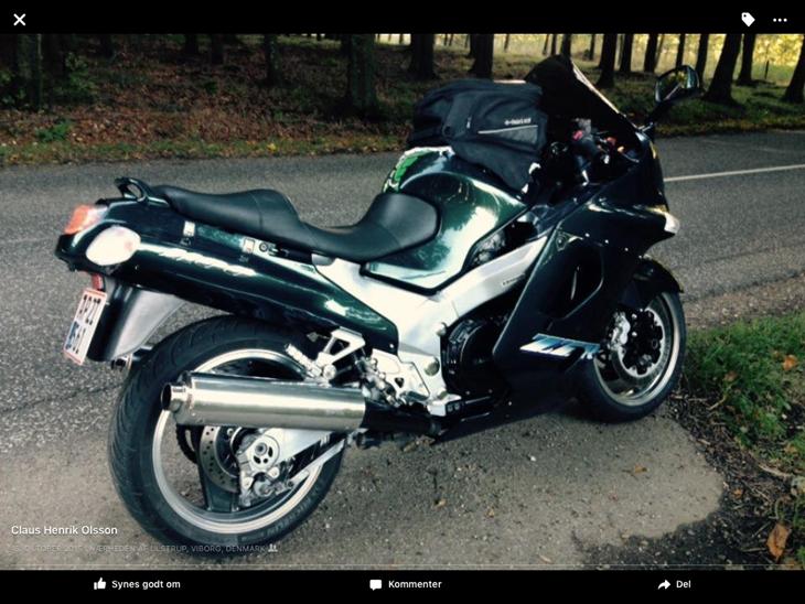 ZZR1100 original udatødning billede 0