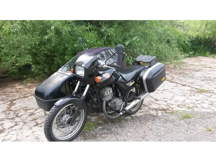 Jawa 350 style med sidevogn billede 0