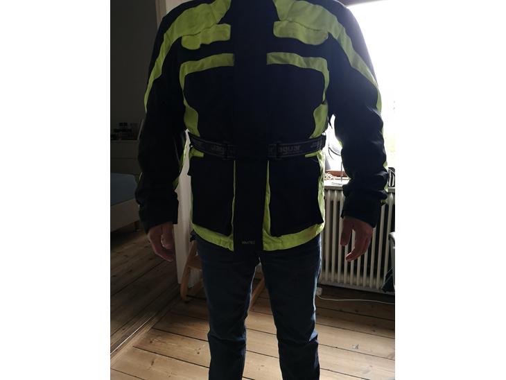 MC Jakke ( Jaguar Gloveco Str. XL ) Sort/Gul billede 0