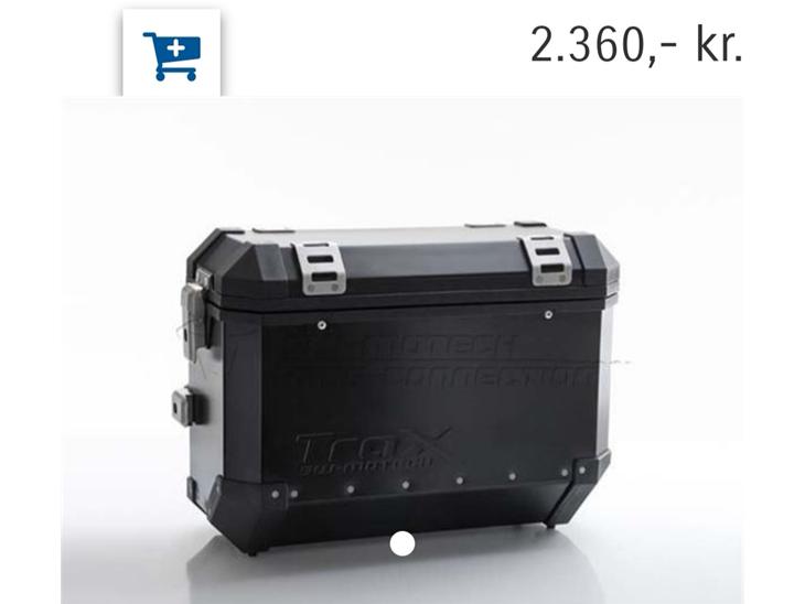 sidetaske alu trax evo 37L sort højre Købes billede 0