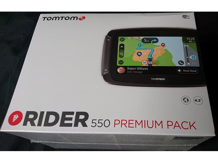 TomTom Rider Premium pack GPS til MC billede 0
