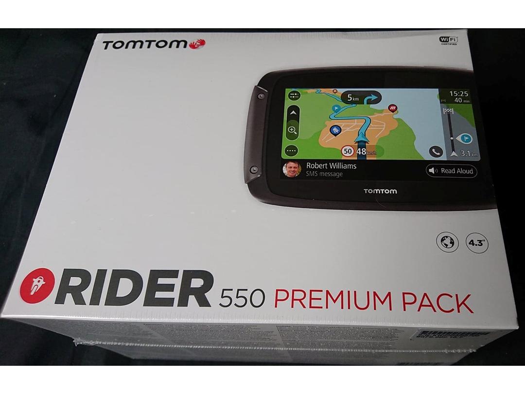 side berømt periode TomTom Rider Premium pack GPS til MC - kr. 3200 - brugte elektronik