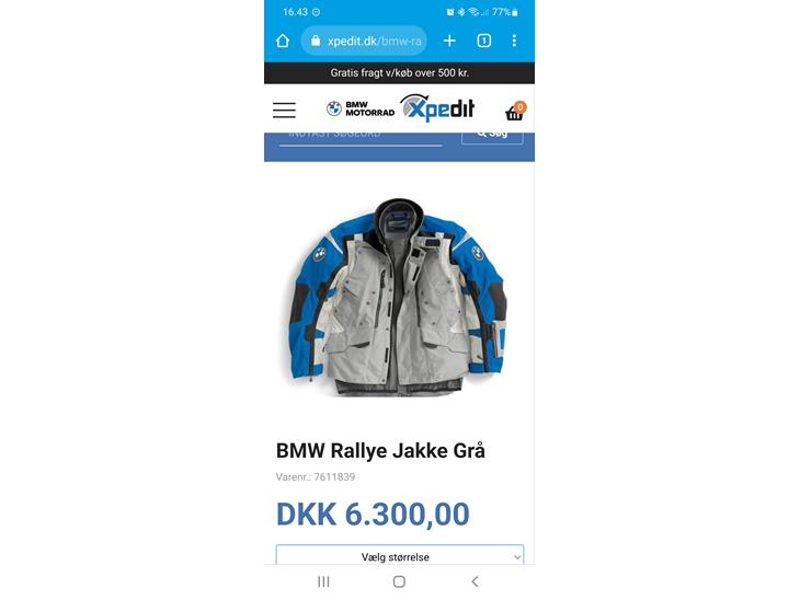 Bmw Rallye Jakke billede 0
