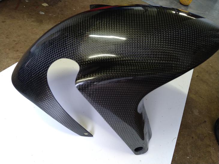 Div carbon dele Aprilia RSV4/Touno V4 2009-2020 billede 0