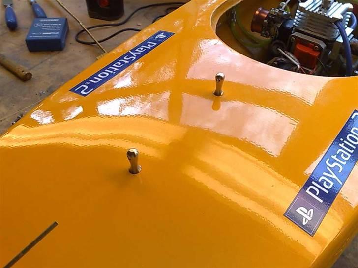 Railings samt håndtag til min Cayman Båd - Første prøvemontage... 
yep den rette højde billede 4