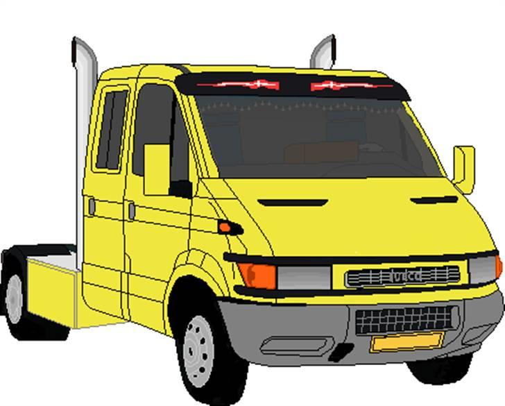 Paint Lastbiler - Iveco Daily trækker bare en lille hurtig en jeg lavede da jeg kedede mig billede 3