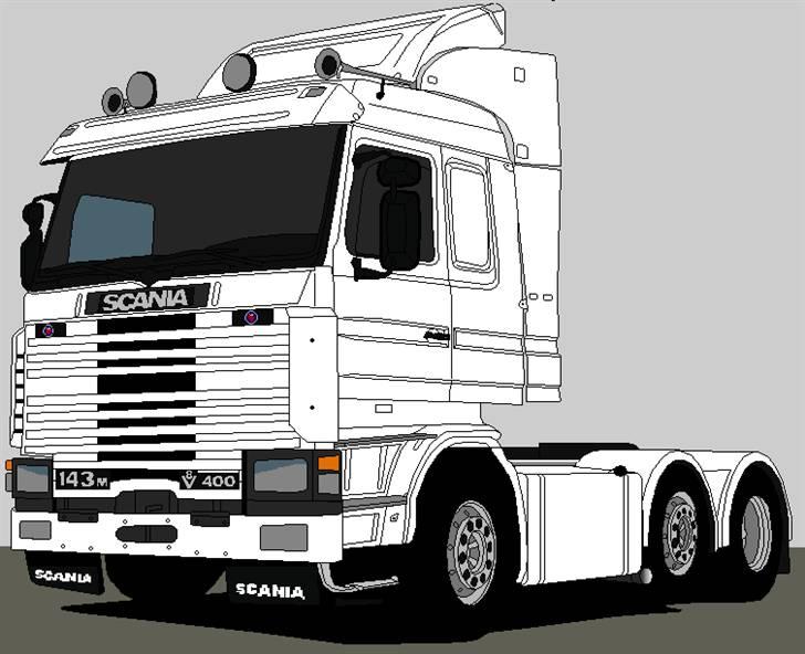 Paint Lastbiler - Ja som old-school Scania'en så ud før billede 6