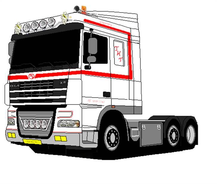 Paint Lastbiler - DAF XF 105 (lavet om til 95'er) lavet et nøjagtigt kopi af min fars gamle billede 11