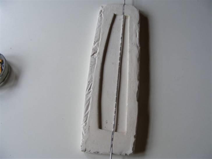 Forlængelse af køl på Sea Queen - Det færdige resultat med gevind stang i lagt billede 12