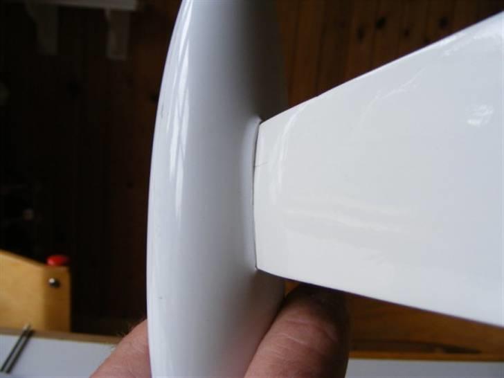 Forlængelse af køl på Sea Queen - Endt arbejde, hvor man kan se tilpasningen ned i bly kølen billede 19