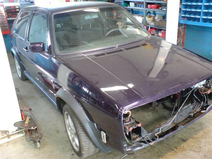 Mine 1:1 biler  - Min fjedre golf 2 gti 8v ombygget til gti 16v  med 200 hk billede 39