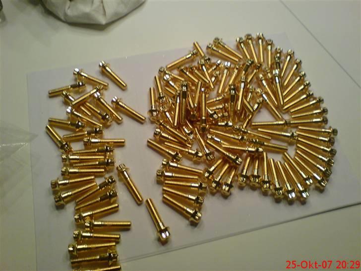 Mine 1:1 biler  - 120 guld skruer billede 73