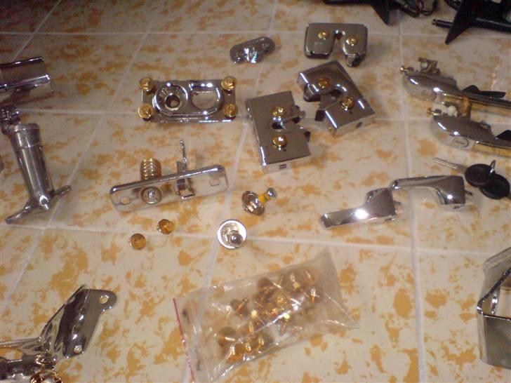 Mine 1:1 biler  - Noget af mit krom og guld gejl billede 80