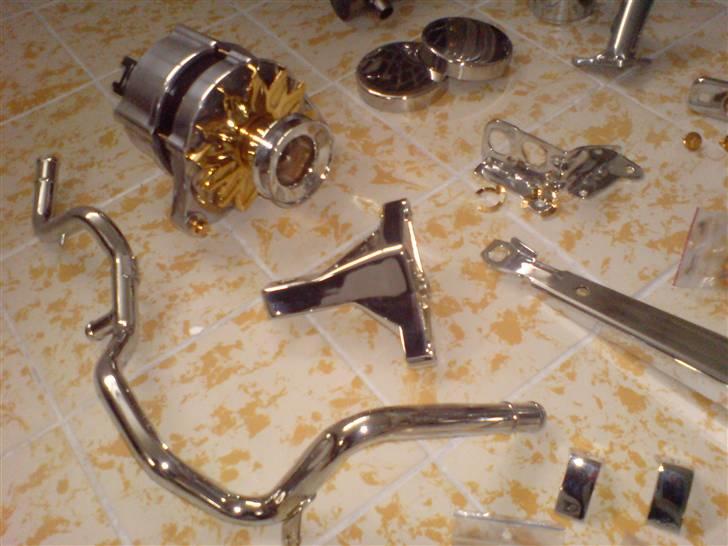 Mine 1:1 biler  - Noget af mit krom og guld gejl billede 82