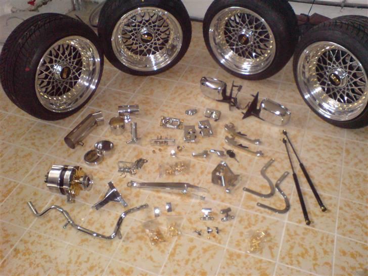 Mine 1:1 biler  - Noget af mit krom og guld gejl billede 86