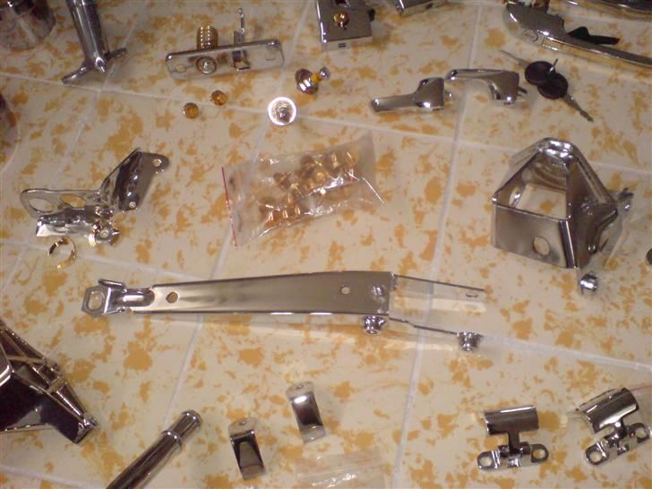 Mine 1:1 biler  - Noget af mit krom og guld gejl billede 87