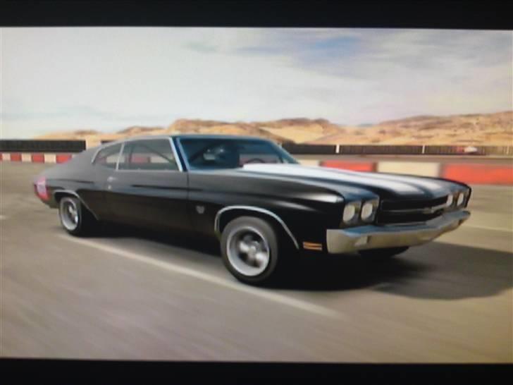 Mine Forza Motorsport 3 biler - Min store, dejlige Chevelle, der NÆSTEN kan køre på baghjul :D billede 15