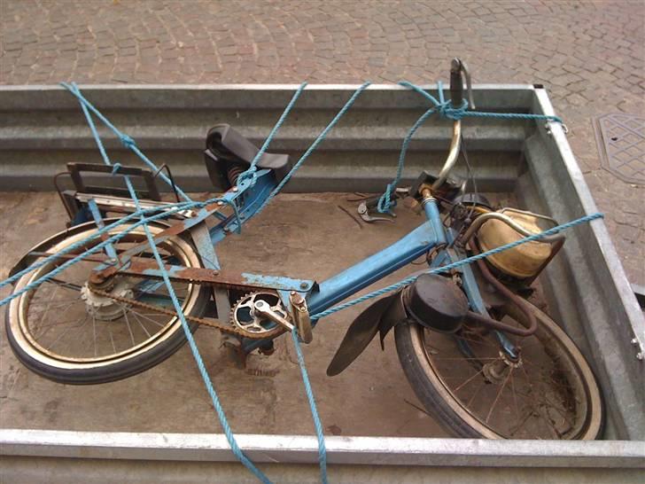 Velo solex projekt - Da den blev fragtet fra århus midtby til risskov :) billede 29