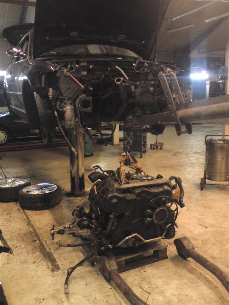 Mine 1:1 biler  - Det nye hjerte der skal i bilen den gamle var død da jeg fik bilen billede 116