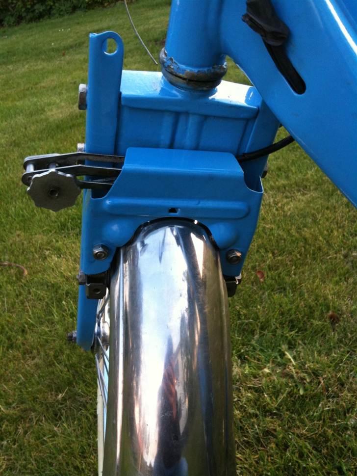 Velo solex projekt - Bremsen med dækslet på :) billede 5