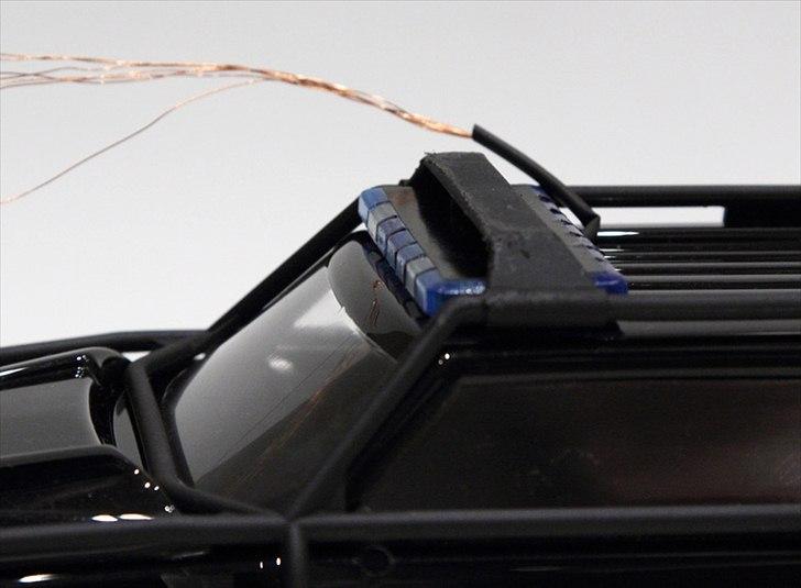 LED flash bar til politi bilen billede 19