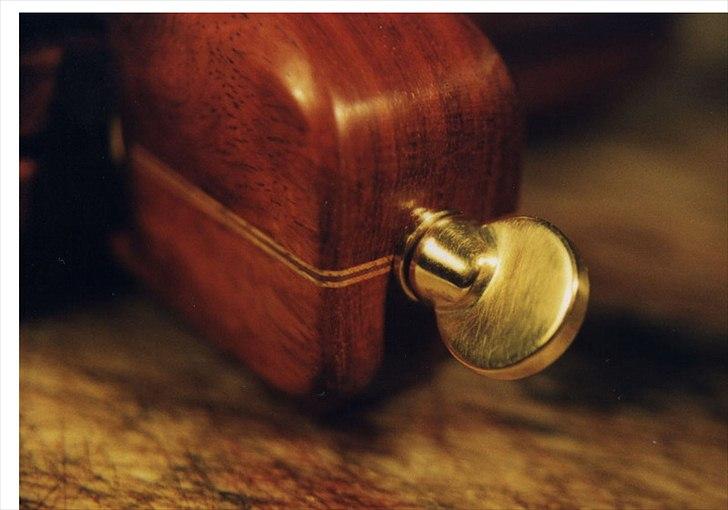 Min anden hobby 1. Læder værktøj  - Skruen som ses her er selvfølgelig også i messing, det gør jo ikke noget at det ser lidt godt ud ;-) billede 5