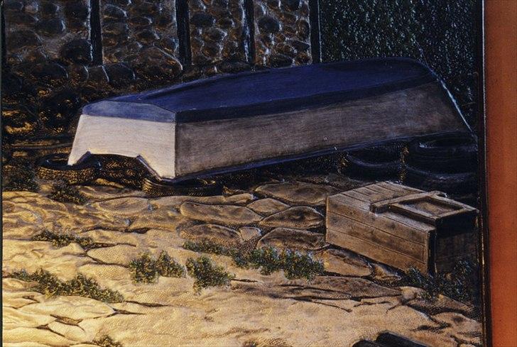 Min anden hobby 3, Læder Billeder - Her i dette nærbillede, kan man nemt se, at detaljerne i selve læderarbejdet også er blevet bedre.
Det begynder at ligne rigtigt godt. 
 billede 19