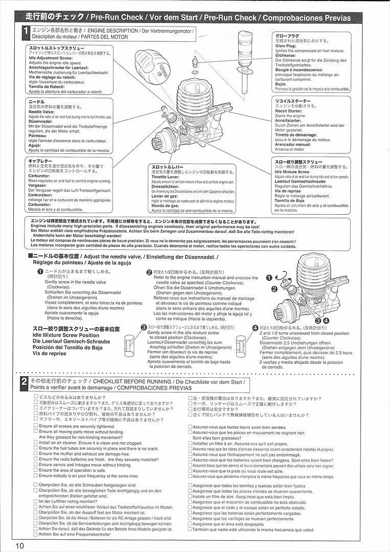 Kyosho GXR-18 nitro motor billede 2