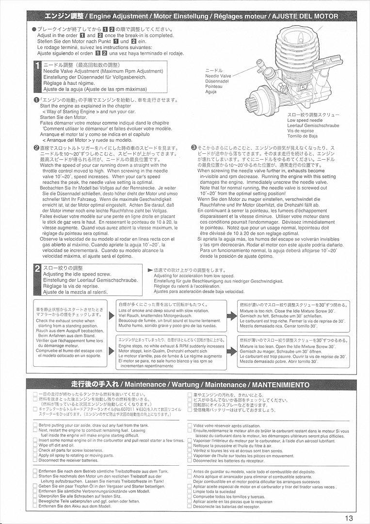 Kyosho GXR-18 nitro motor billede 4