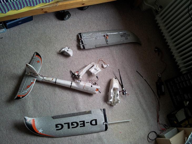 fpv easystar smadret billede 0