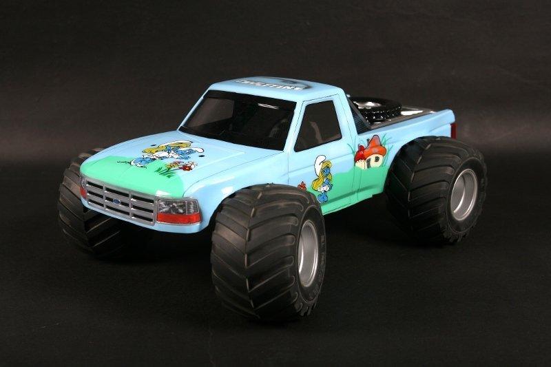 Airbrush Ford 150 Baja "Smølf fine" billede 1